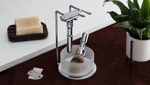 Load image into Gallery viewer, Merkur Futur Polished Four Piece Shaving Set 751
