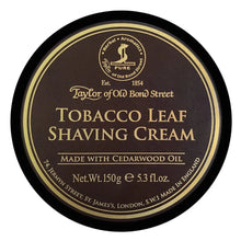 Load image into Gallery viewer, Taylor of Old Bond Street – Tobacco Leaf Shaving Cream Bowl (150 g)
