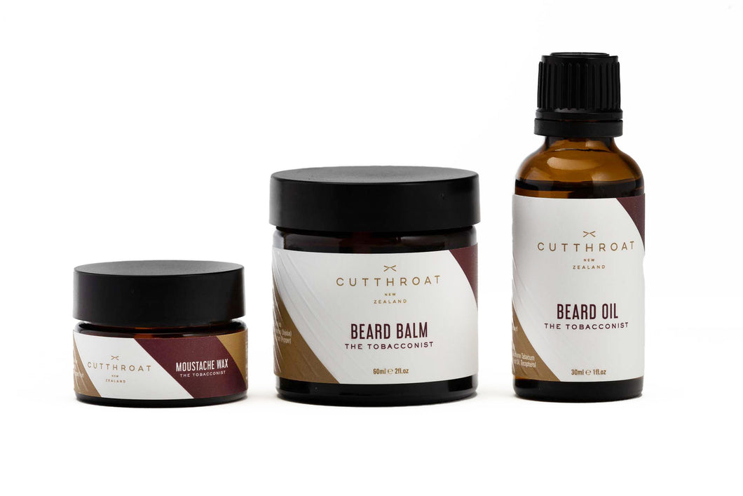 The Tobacconist Beard Care and Moustache Gift Set