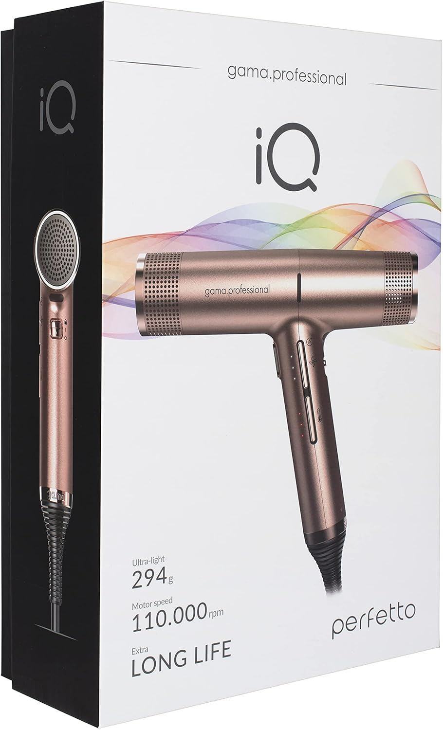 Gamma Professional iQ1 Perfetto Hair Dryer Rose Gold