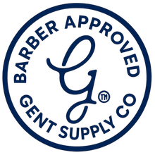 Load image into Gallery viewer, Logo of Gent Supply Co with &#39;Barber Approved&#39; text on a white background
