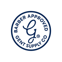 Load image into Gallery viewer, Logo of barber approved products 
