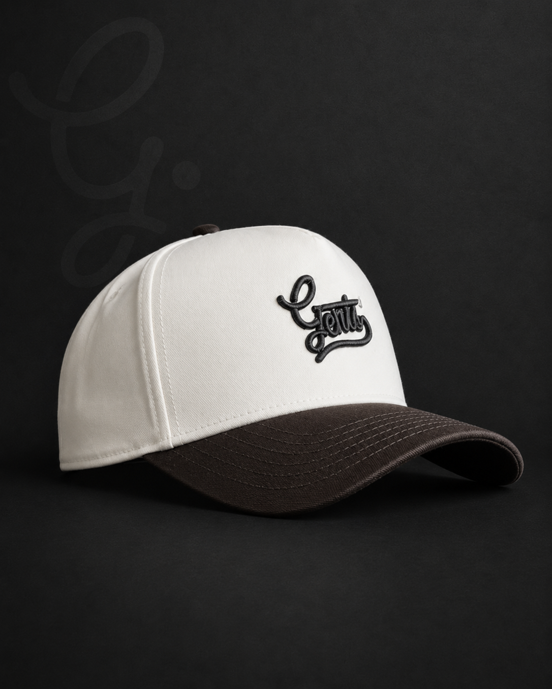 The Gents Ltd. Two-Tone Icon Cap Midnight Black