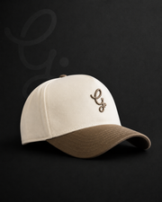 The Gents Ltd. Two-Tone Icon Cap Walnut White