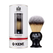 KENT BLK12S Extra Large Synthetic Shaving Brush - Black