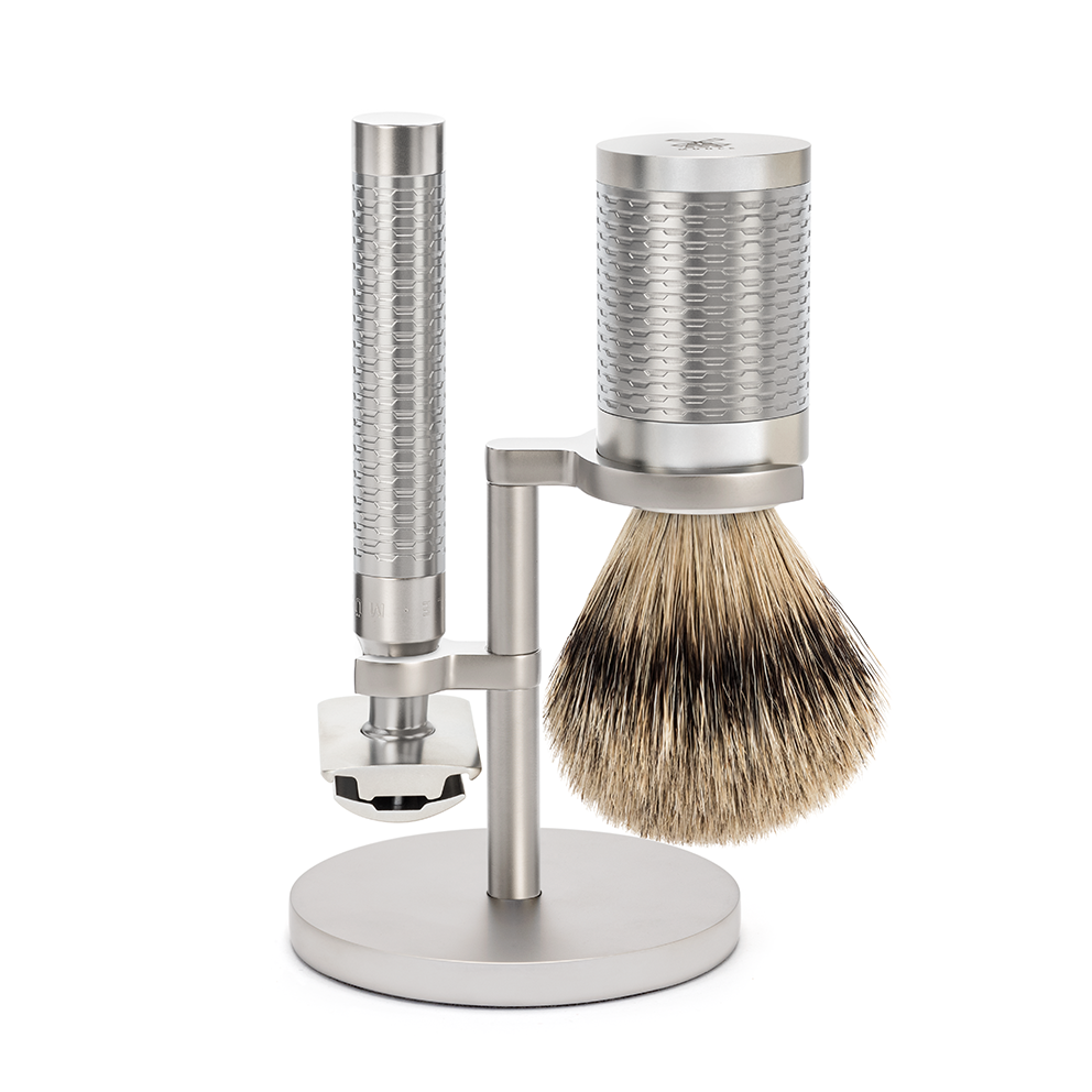 Muhle S091M94SR Rocca Stainless Steel Shaving Set