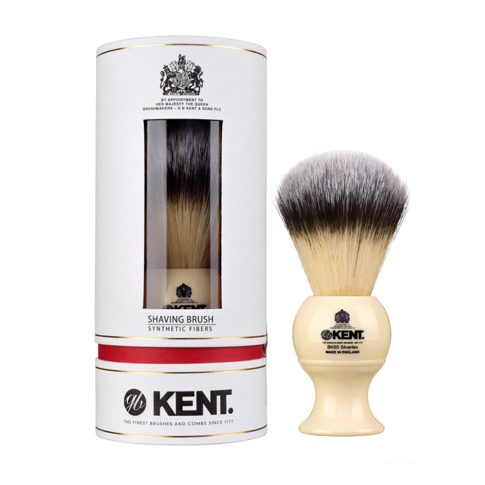 KENT BK8S Large Synthetic Brush - Ivory