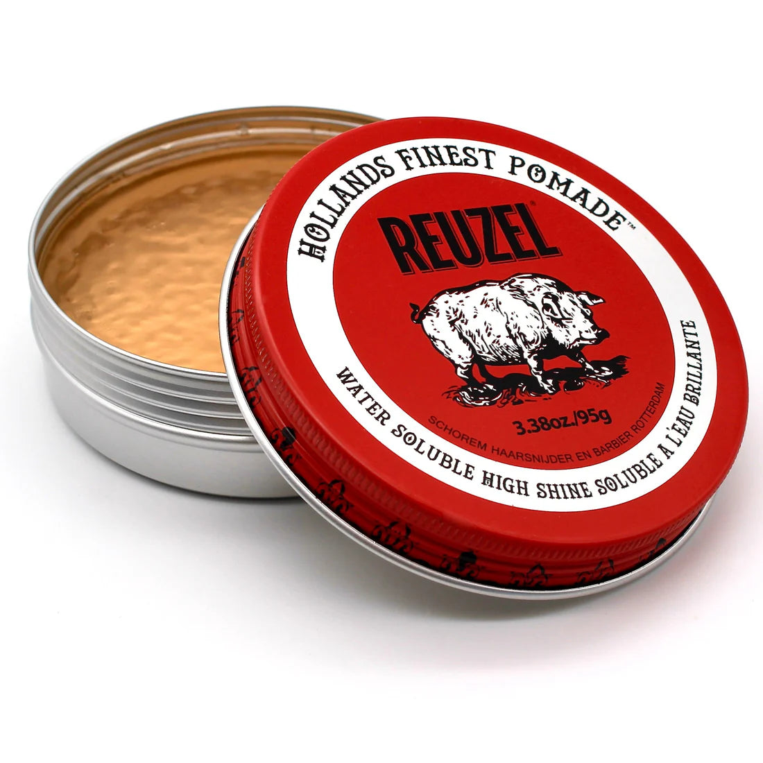 Reuzel Road Red Pomade (95 g Full‑Size + 35 g Mini for Road Trips)