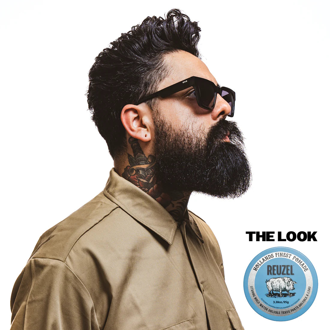 Reuzel Road Trip Blue Pomade (95 g Full‑Size + 35 g Mini for Road Trips)