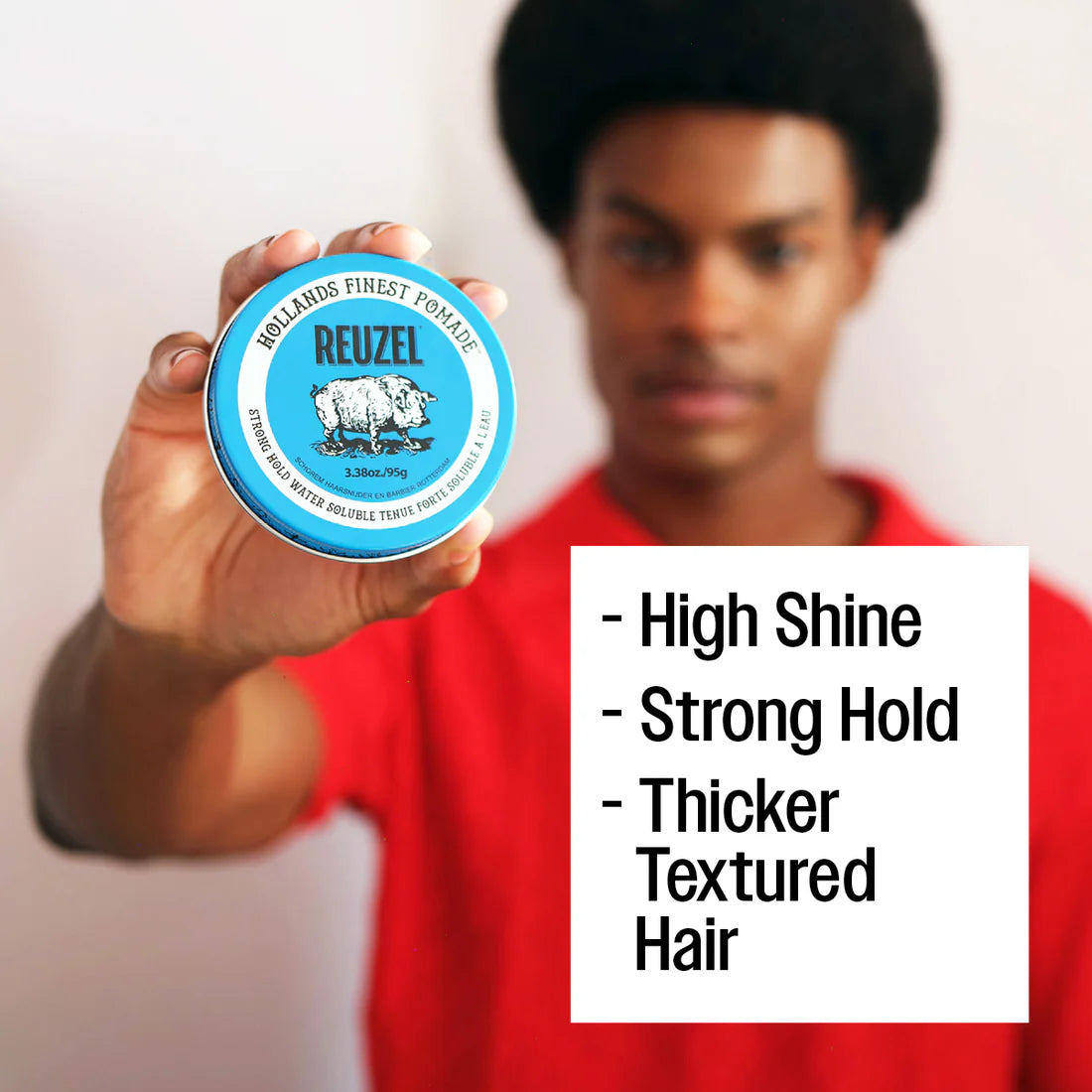 Reuzel Road Trip Blue Pomade (95 g Full‑Size + 35 g Mini for Road Trips)