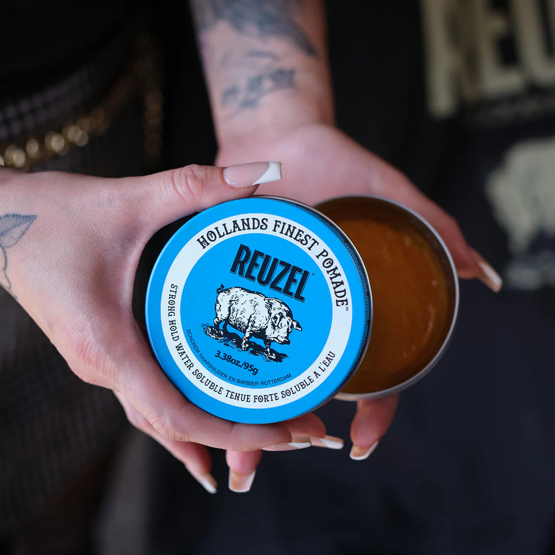 Reuzel Road Trip Blue Pomade (95 g Full‑Size + 35 g Mini for Road Trips)