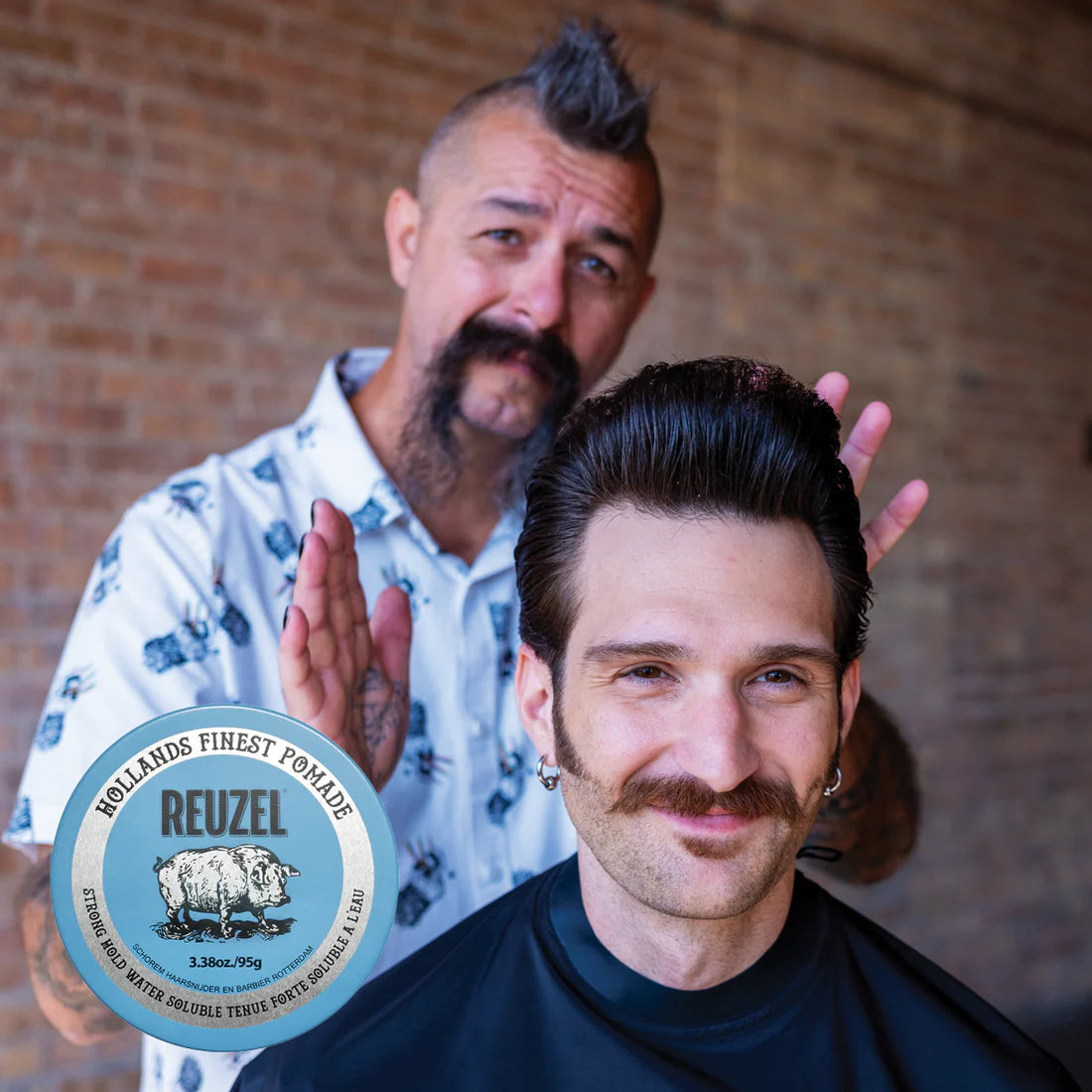 Reuzel Road Trip Blue Pomade (95 g Full‑Size + 35 g Mini for Road Trips)
