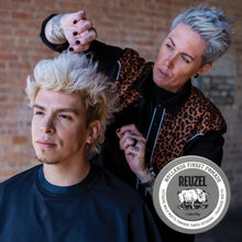 Load image into Gallery viewer, Reuzel Road Trip Clay Extreme Hold Matte Pomade (95 g Full‑Size + 35 g Mini for Road Trips)
