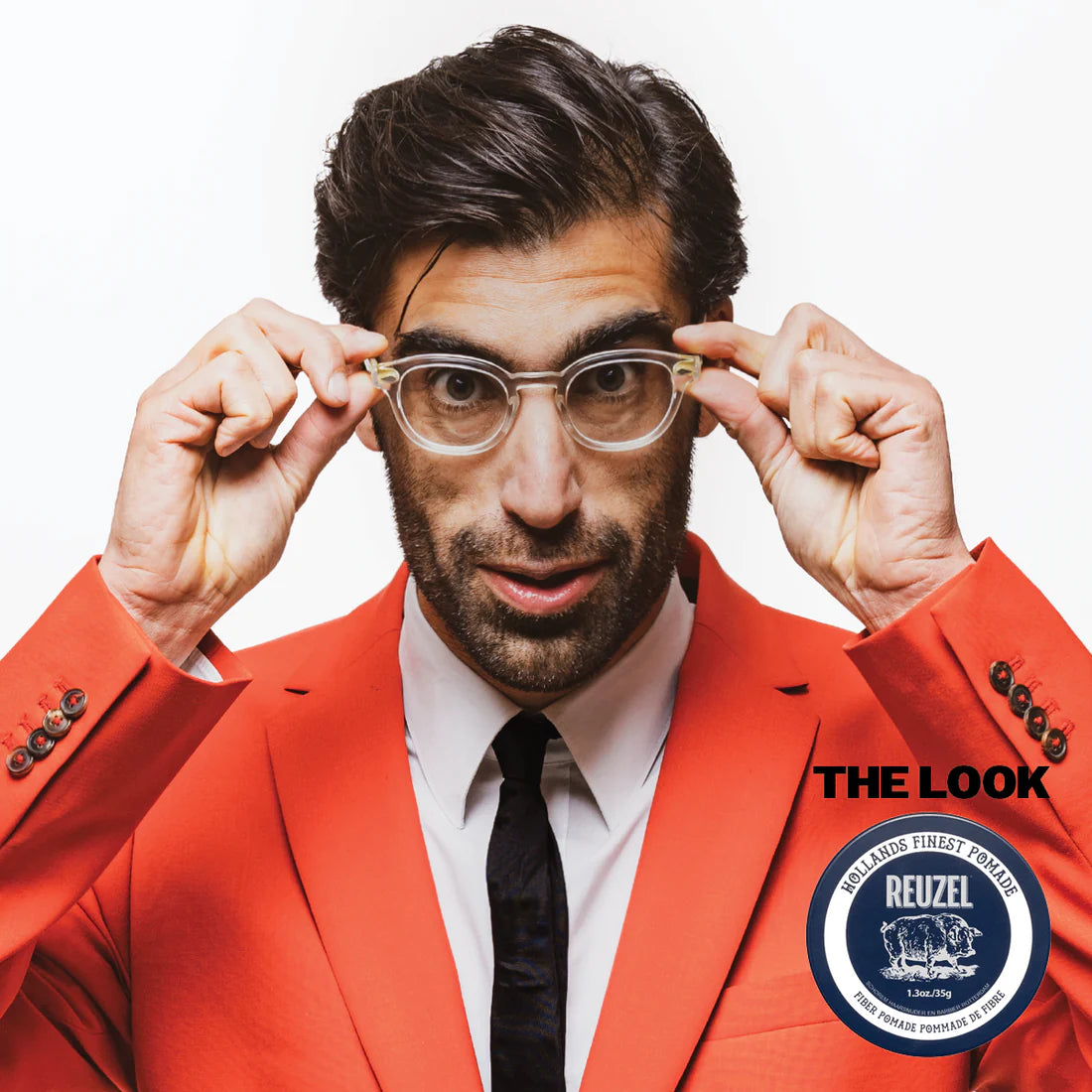Reuzel Road Trip Fibre Pomade (95 g Full‑Size + 35 g Mini for Road Trips)