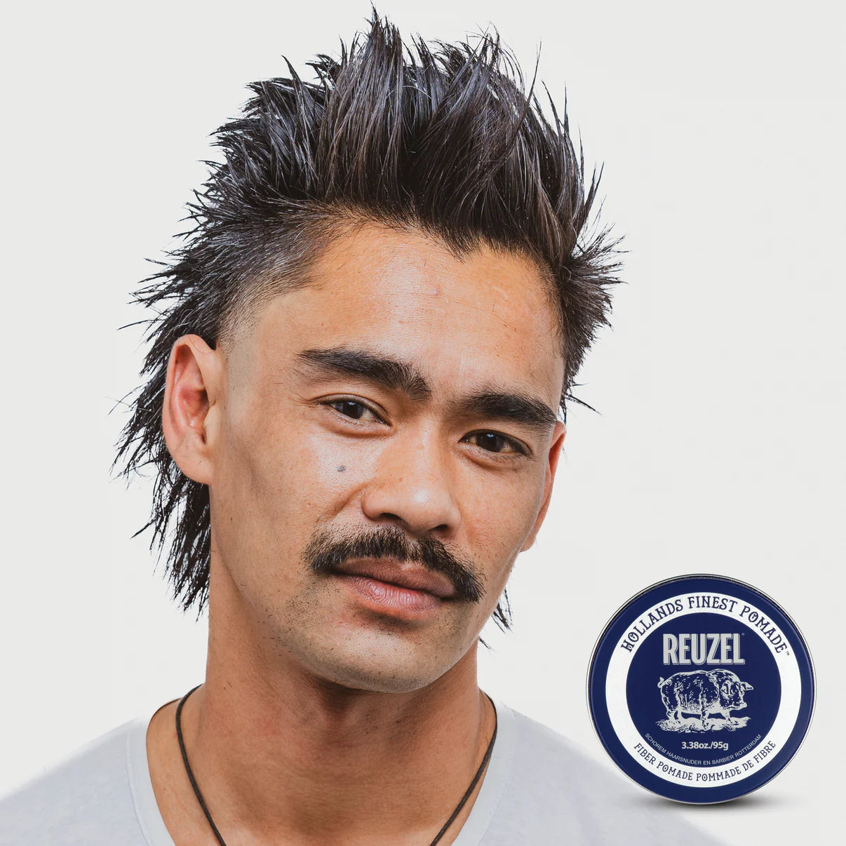 Reuzel Fiber Pomade – Firm Hold & Low Shine Men's Hair Pomade