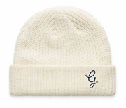 Gents Embroidered Cable Beanie