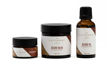 Spiced Whisky Beard Care & Moustache Set