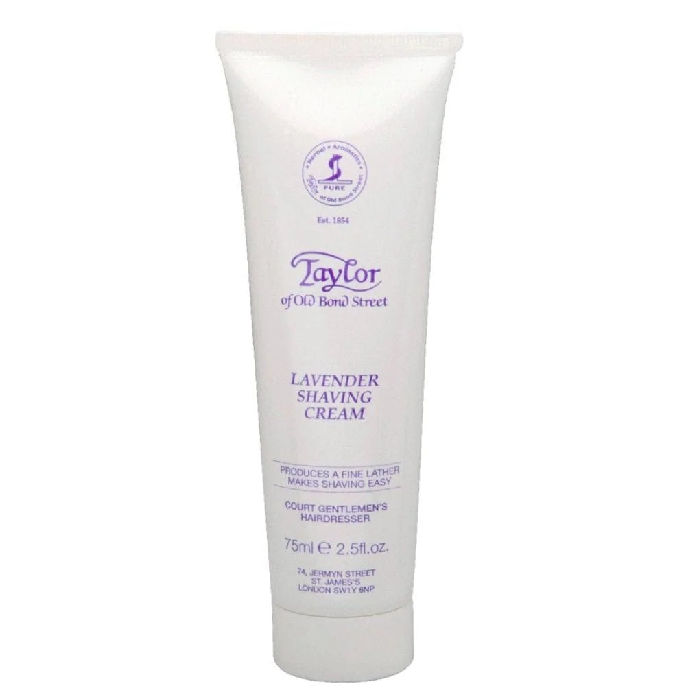 Taylor of Old Bond Street – Lavender Shaving Cream Tube (75 ml)