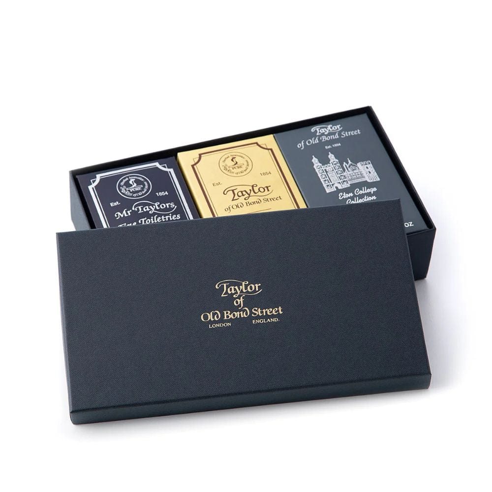 Taylor of Old Bond Street Mixed Bath Soap 200g – Pack of 3