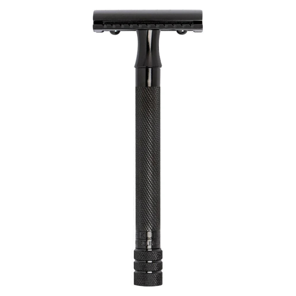 Merkur 23B Long Handle DE Safety Razor – Black PVD Coated