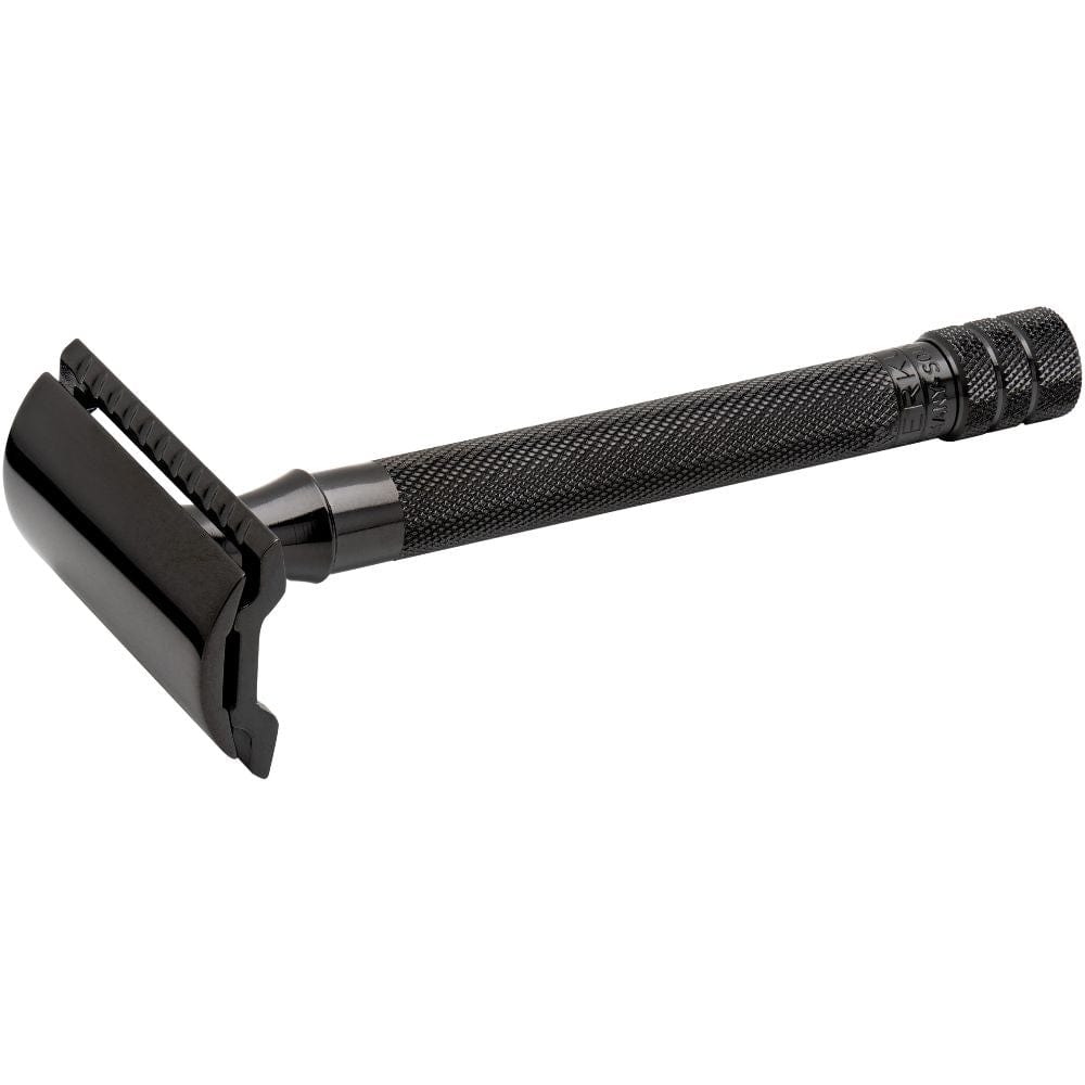 Merkur 23B Long Handle DE Safety Razor – Black PVD Coated