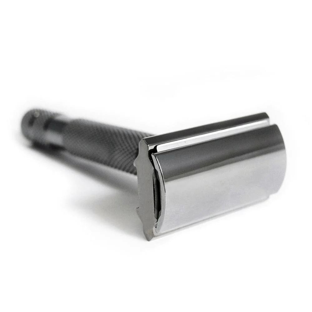 Rockwell 6C Adjustable Double Edge Safety Razor – Gunmetal Chrome