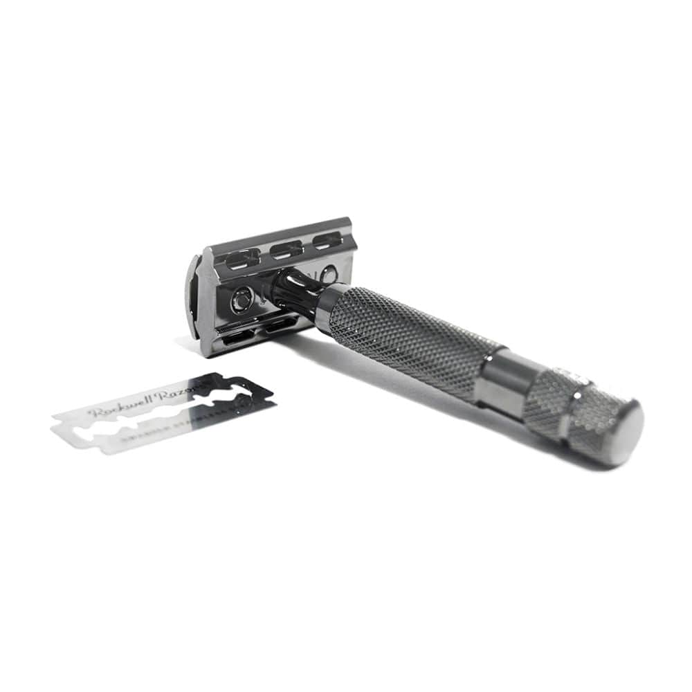 Rockwell 6C Adjustable Double Edge Safety Razor – Gunmetal Chrome