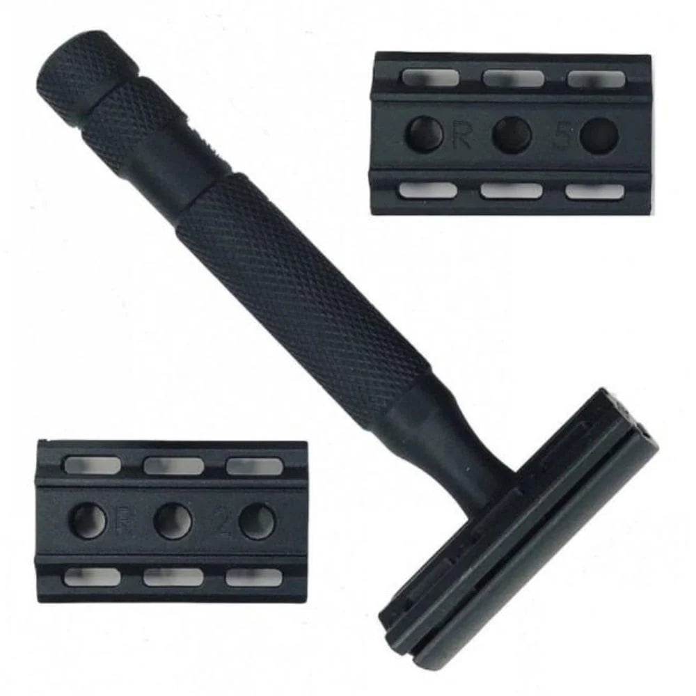 Rockwell 6S Safety Razor Stainless Steel Matte Black