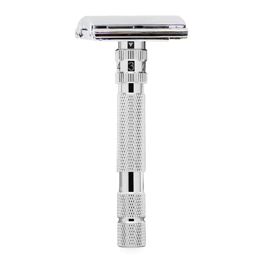 Rockwell T2 Safety Razor Butterfly White Chrome