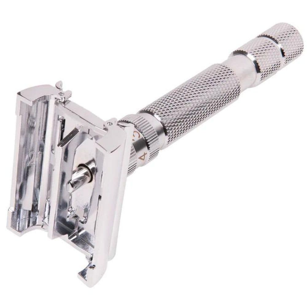 Rockwell T2 Safety Razor Butterfly White Chrome