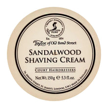 Load image into Gallery viewer, Taylor of Old Bond Street – Sandalwood Shaving Cream Bowl (150 g)
