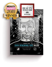 Load image into Gallery viewer, Barber Pro Skin Renewal Foil Mask With Hyaluronic Acid &amp; Q10
