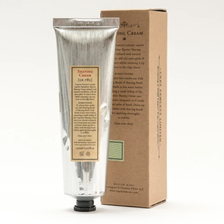 Captain Fawcett shaving soap