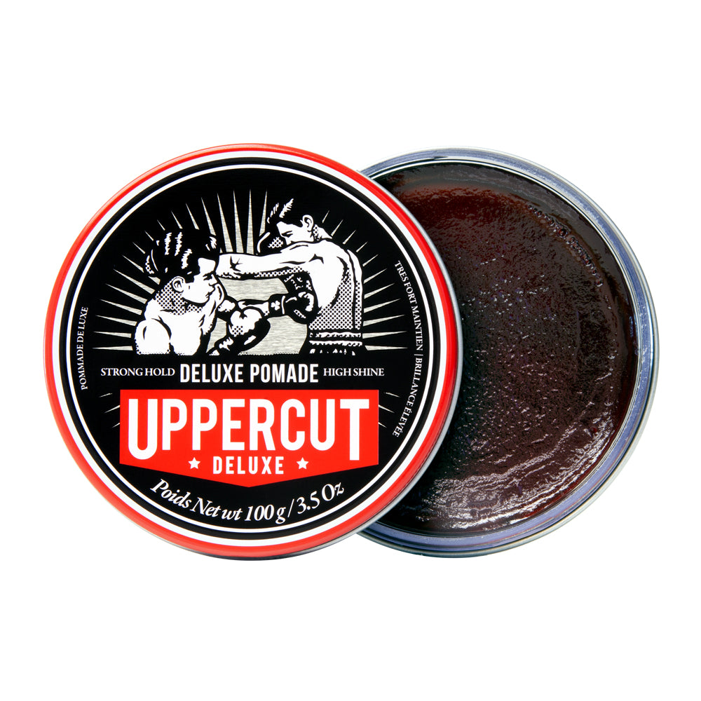 Uppercut Deluxe Pomade 100g – Strong Hold Low Shine Water Based Pomade