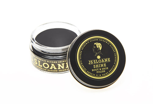 JS Sloane black shoe polish