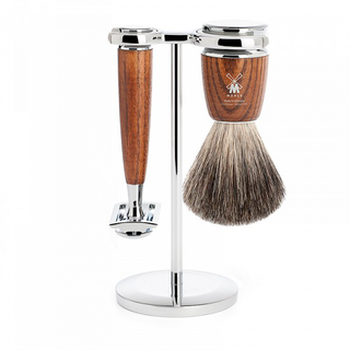 MUHLE Rytmo Fusion Shaving Set Ash double edge safety razor