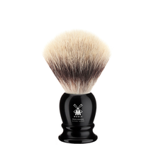 Load image into Gallery viewer, muhle silvertip black fibre shaving brush 31K256
