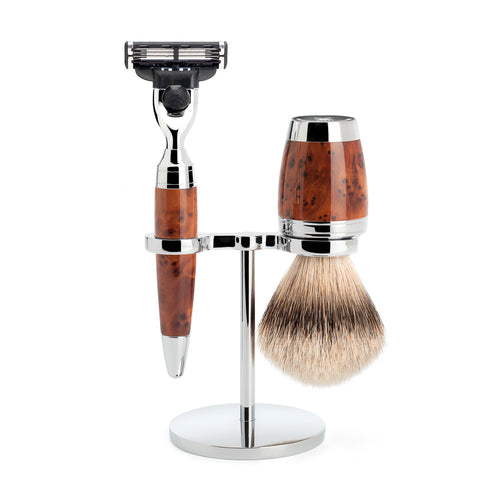 MÜHLE Stylo M3 Shaving Set Thuja Wood S091H71M3