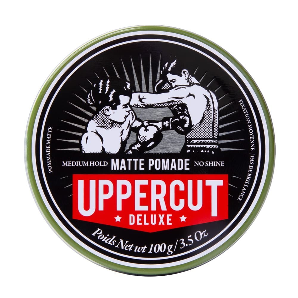 Uppercut Deluxe Matte Pomade 100g – Medium Hold No Shine Hair Styling Pomade