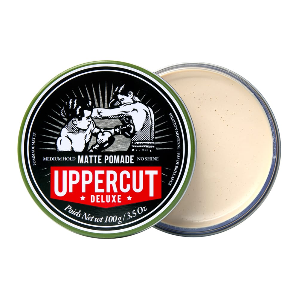 Uppercut Deluxe Matte Pomade 100g – Medium Hold No Shine Hair Styling Pomade