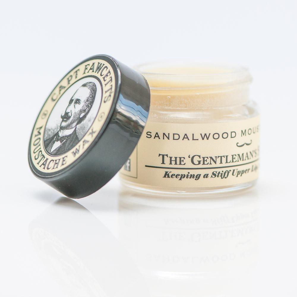 captain fawcett sandalwood moustache wax