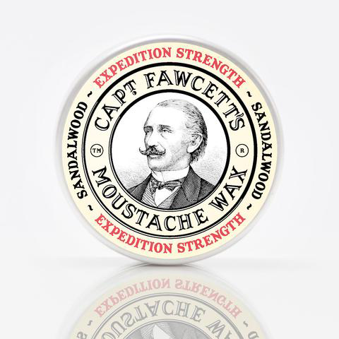 Captain Fawcett Sandalwood Moustache Wax - Expedition Strength