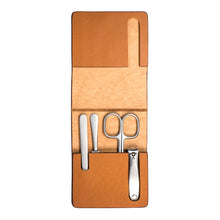 Load image into Gallery viewer, MUHLE Manicure Set With Cowhide Leather Case

