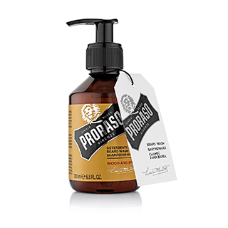 proraso beard shampoo wood and spice