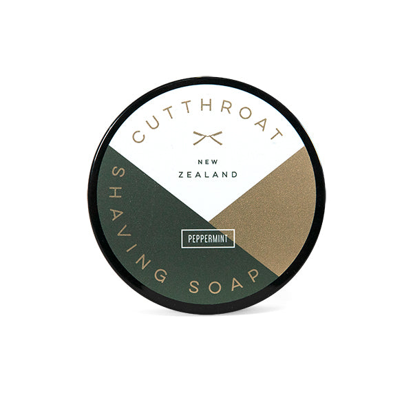 Cutthroat peppermint shaving soap